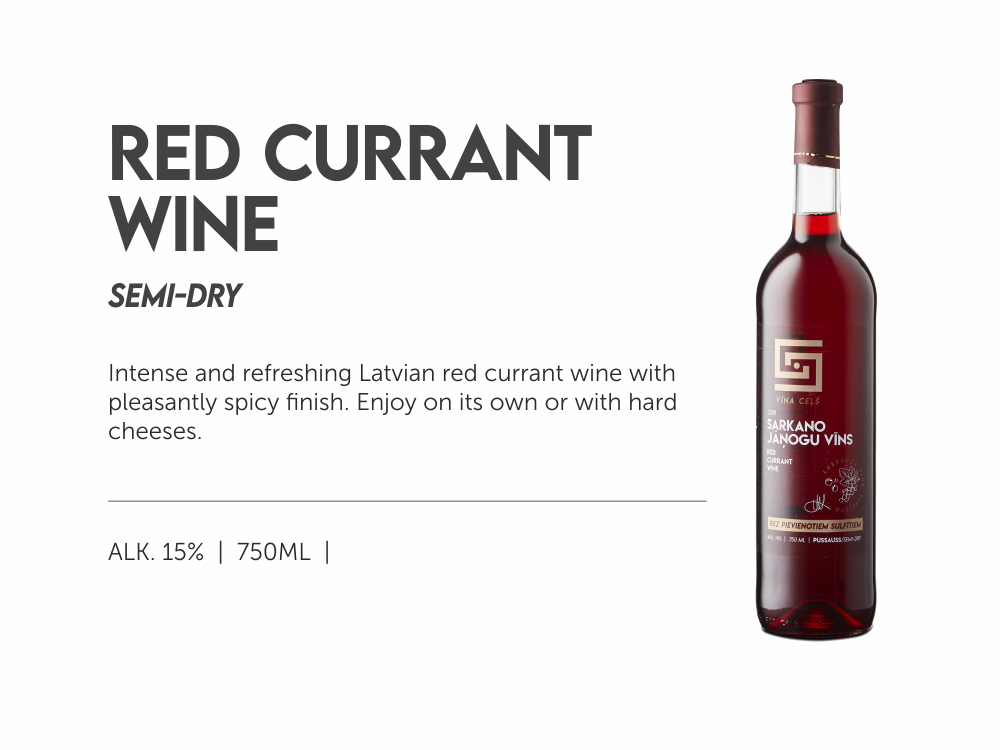 red currant wine - semi-dry